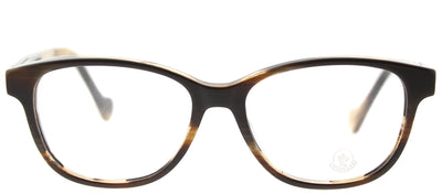 Moncler ML 5014 053 Cat-Eye Plastic Tortoise/ Havana Eyeglasses with Demo Lens