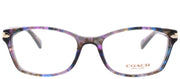 Coach HC 6065 5288 Rectangle Plastic Purple Eyeglasses with Demo Lens