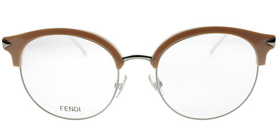 Fendi FF 0165 V5N Round Plastic Pink Eyeglasses with Demo Lens