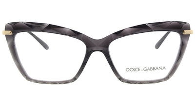 Dolce & Gabbana DG 5025 504 Cat-Eye Plastic Grey Eyeglasses with Demo Lens