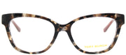 Tory Burch TY 2079 1682 Square Plastic Tortoise/ Havana Eyeglasses with Demo Lens