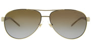 Ralph by Ralph Lauren RA 4004 101/T5 Aviator Metal Gold Sunglasses with Brown Gradient Polarized Lens