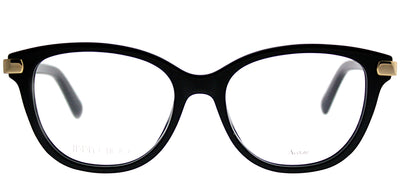 Jimmy Choo JC 196 807 Square Plastic Black Eyeglasses with Demo Lens