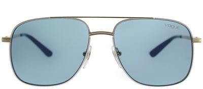 Vogue VO 4083S 848/80 Aviator Metal Gold Sunglasses with Blue Lens