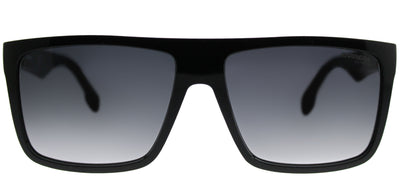 Carrera CA Carrera5039 807 Rectangle Plastic Black Sunglasses with Grey Gradient Lens