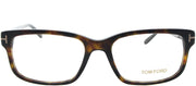 Tom Ford FT 5313 052 Rectangle Plastic Brown Eyeglasses with Demo Lens