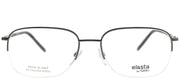 Elasta EL 7220 V81 Semi-Rimless Metal Ruthenium/ Gunmetal Eyeglasses with Demo Lens