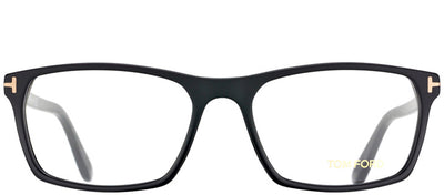 Tom Ford FT 5295 002 Rectangle Plastic Black Eyeglasses with Demo Lens
