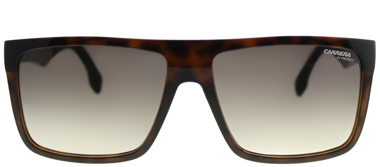 Carrera CA Carrera5039 2OS Rectangle Plastic Tortoise/ Havana Sunglasses with Brown Gradient Lens