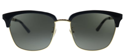 Gucci GG 0697S 001 Square Acetate Black Sunglasses with Grey Lens
