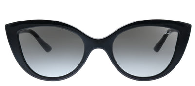 Vogue Eyewear Junior VJ 2003 W44/11 Cat-Eye Plastic Black Sunglasses with Grey Gradient Lens