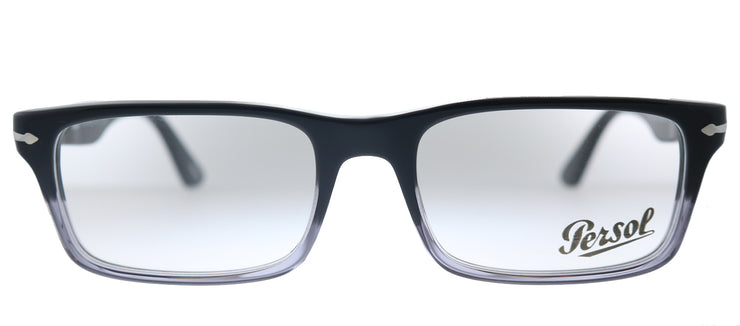 Persol PO 3050V 966 Rectangle Plastic Black Eyeglasses with Demo Lens