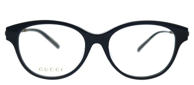 Gucci GG 0658OA 001 Cat-Eye Acetate Black Eyeglasses with Demo Lens