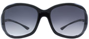 Tom Ford Jennifer TF 8 01B Fashion Plastic Black Sunglasses with Grey Gradient Lens