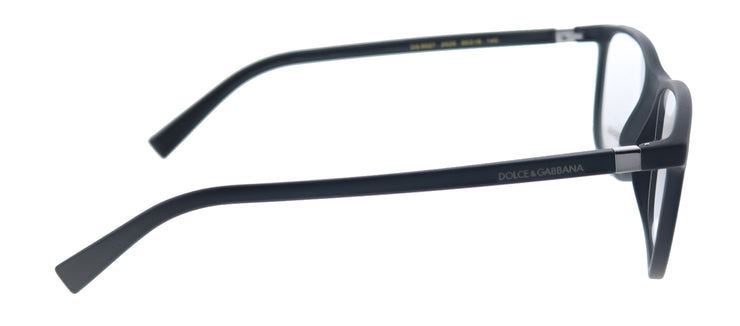Dolce & Gabbana DG 5027 2525 Rectangle Plastic Black Eyeglasses with Demo Lens