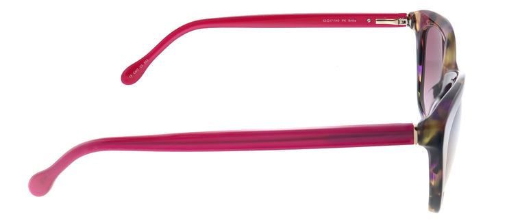 Lilly Pulitzer LP Britta PK Cat-Eye Plastic Pink Sunglasses with Pink Gradient Lens