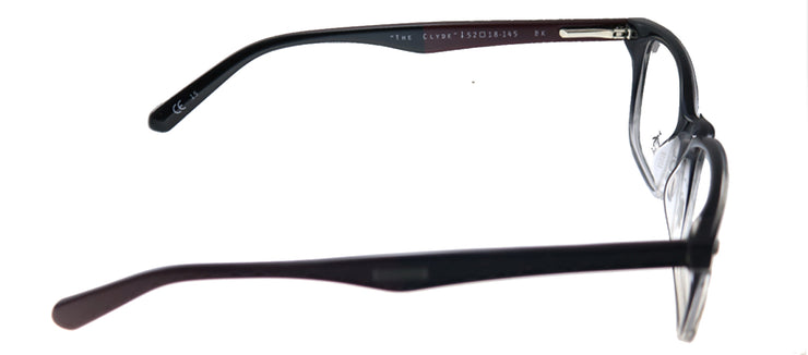 Original Penguin PE Clyde BK Rectangle Plastic Black Eyeglasses with Demo Lens
