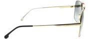 Carrera Navigator CA Carrera1018 Y11 9O Aviator Metal Gold Sunglasses with Grey Gradient Lens