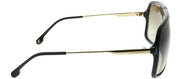 Carrera Navigator CA Carrera1019 807 HA Aviator Plastic Black Sunglasses with Brown Gradient Lens