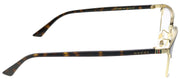 Gucci GG 0131O 002 Rectangle Metal Brown Eyeglasses with Demo Lens