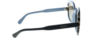 Prada PR 16US KHR0A7 Square Plastic Black Sunglasses with Grey Gradient Lens
