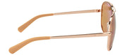 Michael Kors Chelsea MK 5004 1017R1 Aviator Metal Gold Sunglasses with Rose Gold Mirror Lens