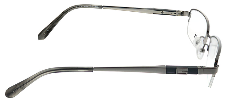Guess GU 1816 GUN Semi-Rimless Metal Ruthenium/ Gunmetal Eyeglasses with Demo Lens
