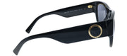 Versace VE 4359 GB1/81 Square Plastic Black Sunglasses with Grey Polarized Lens