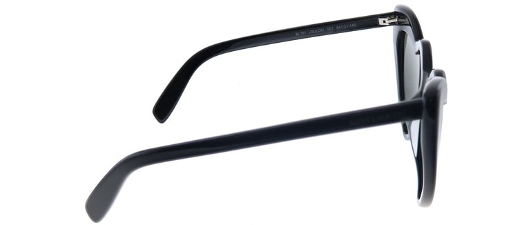 Saint Laurent LouLou SL 181 001 Fashion Acetate Black Sunglasses with Grey Lens