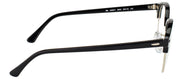Ray-Ban Clubround RX 4246V 2000 Clubmaster Plastic Black Eyeglasses with Demo Lens