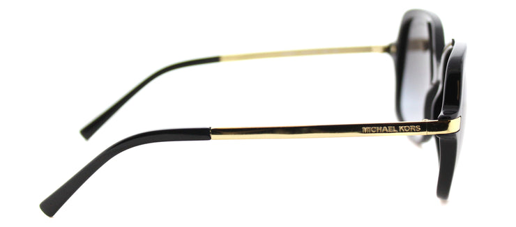 Michael Kors Adrianna II MK 2024 316011 Square Plastic Black Sunglasses with Grey Gradient Lens