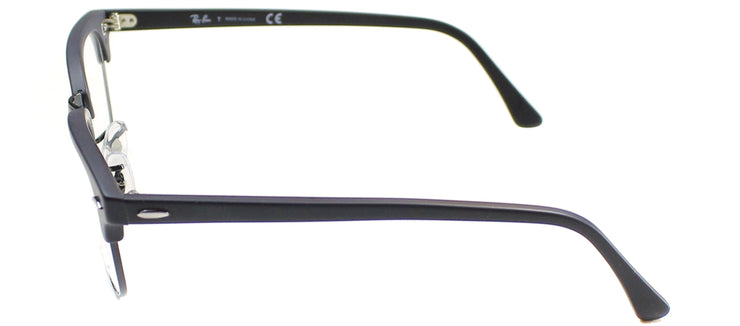 Ray-Ban RX 5154 2077 Clubmaster Plastic Black Eyeglasses with Demo Lens
