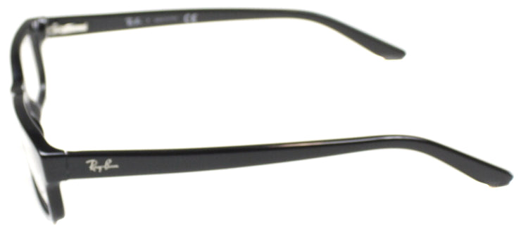Ray-Ban RX 5187 2000 Rectangle Plastic Black Eyeglasses with Demo Lens