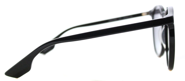 McQ MQ 0038S 003 Round Plastic Black Sunglasses with Grey Gradient Lens