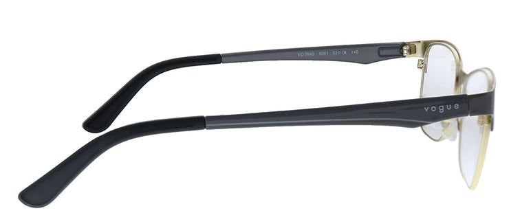 Vogue Eyewear VO 3940 5061 Square Metal Grey Eyeglasses with Demo Lens