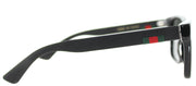 Gucci GG 0008S 002 Square Acetate Black Sunglasses with Grey Polarized Lens