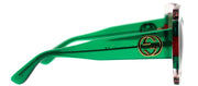 Gucci GG 0178S 001 Fashion Acetate Multicolor Sunglasses with Green Gradient Lens