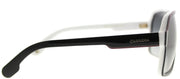 Carrera CA Carrera1001 80S 9O Aviator Plastic Black Sunglasses with Grey Gradient Lens