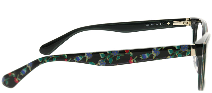 Kate Spade KS Jeri INA Rectangle Plastic Black Eyeglasses with Demo Lens