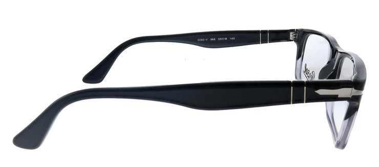Persol PO 3050V 966 Rectangle Plastic Black Eyeglasses with Demo Lens