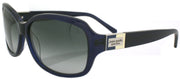Kate Spade KS Annika X00 Rectangle Plastic Blue Sunglasses with Grey Lens