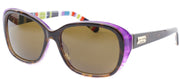 Kate Spade KS HildeP X72P Fashion Plastic Tortoise/ Havana Sunglasses with Brown Polarized Lens
